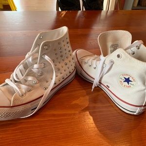 Chuck Taylor High Tops with Studded sides